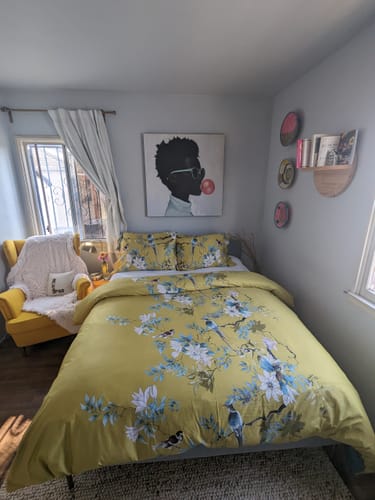 Customer photo review of Golden Birds - Bedding Set