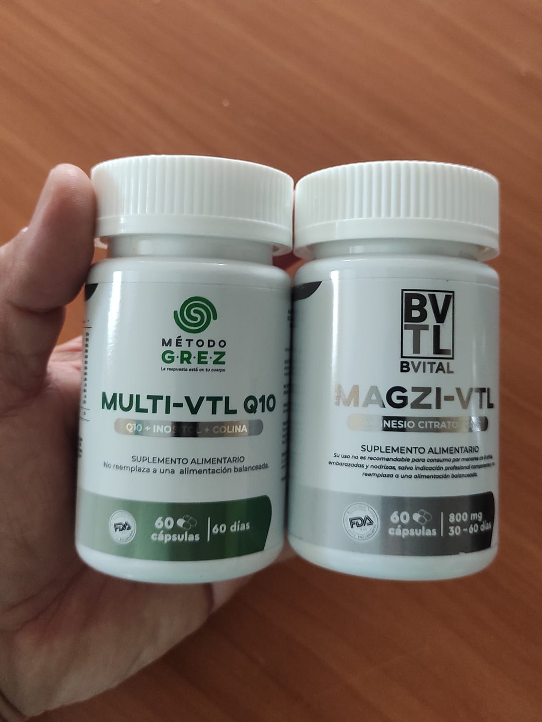 Customer photo review of MULTI-VITAL Q10 - Vitaminas + Q10 + Inositol + Colina - 30 cápsulas
