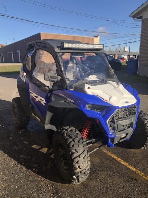 Customer photo review of Soft Upper Door Cab Enclosure Set for Polaris RZR XP 1000 2014-2023