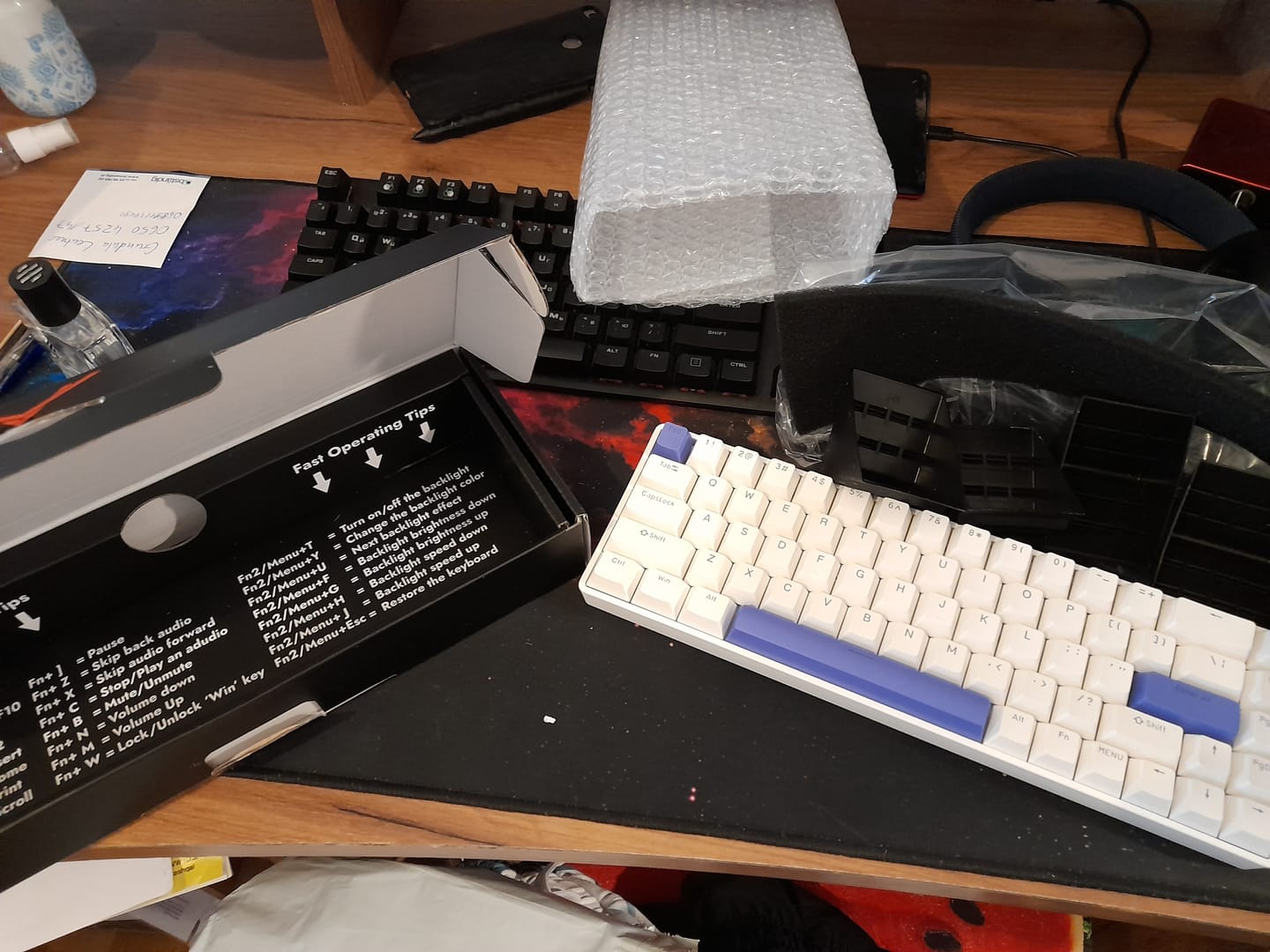 Customer photo review of DrunkDeer G65 - Wired Actuation-Distance-Adjustable Magnetic Switch Gaming Keyboard