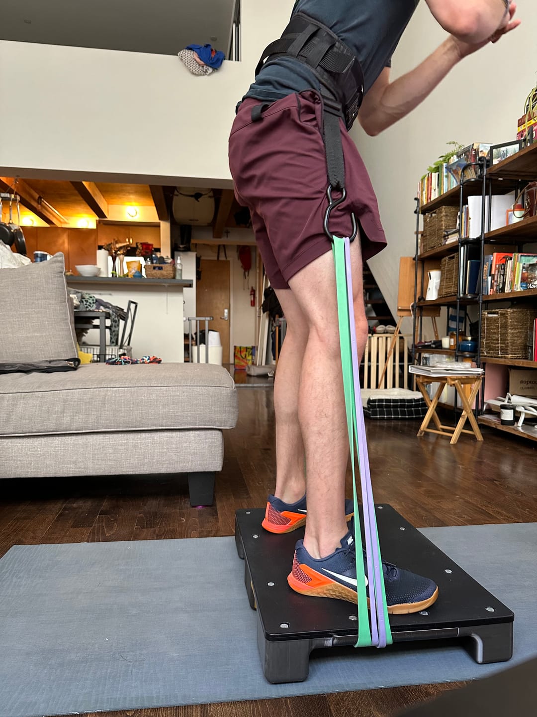 Customer photo review of Split Squat Resistance Band Belt