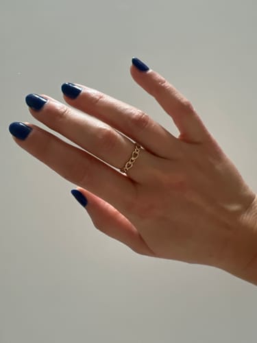 Customer photo review of Chain Ring - 10 Karat Gold