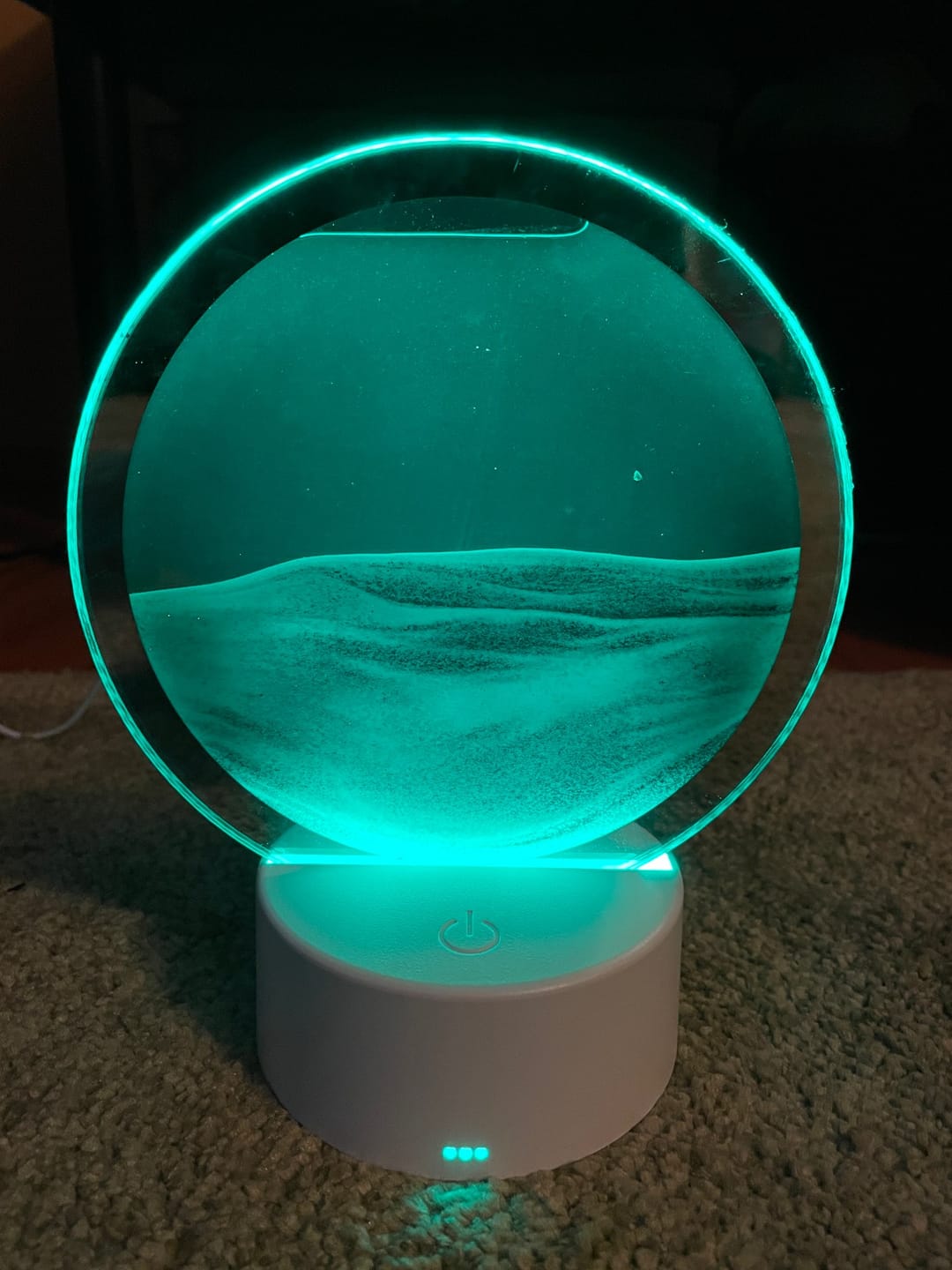 Customer photo review of LITLAMP™ - 3D Moving Sand Table Lamp