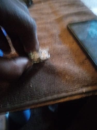 Customer photo review of 13.4 Carat Platinum Tone Luxury Ring