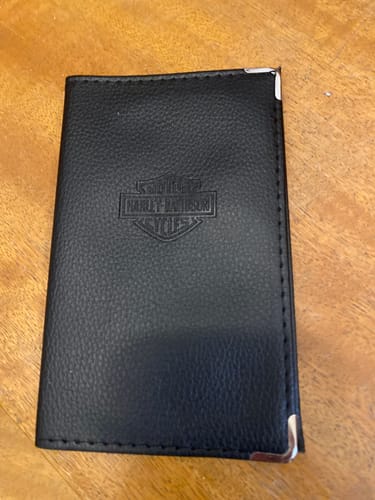 Customer photo review of Porte Carte Grise  Harley Davidson par Guillot