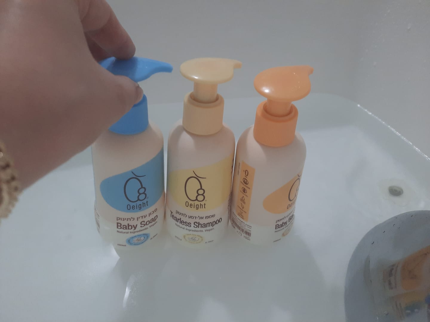 Customer photo review of סבון עדין לתינוק - מבוסס רכיבים טבעיים בריח עדין