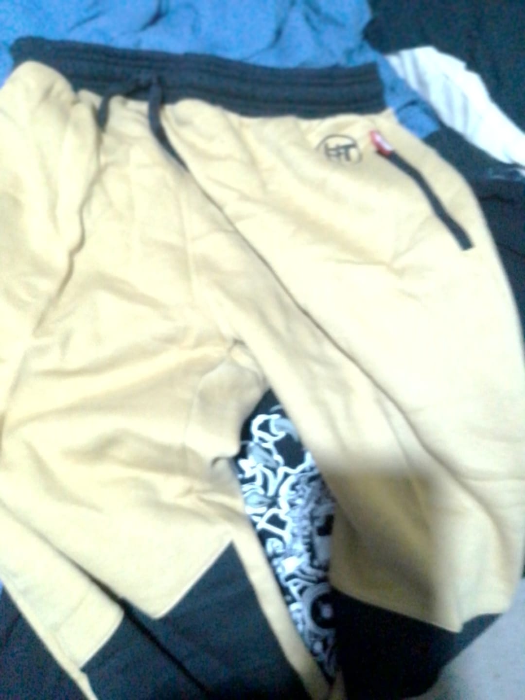 Customer photo review of Mens Power Over Track Pants - Black