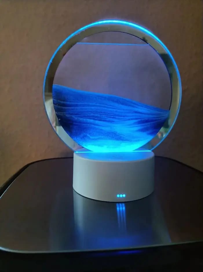 Customer photo review of LITLAMP™ - 3D Moving Sand Table Lamp