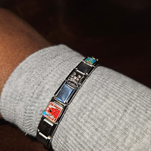 Customer photo review of Original Italian Charm Bracelet