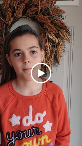 Customer video review of Gold Huggies