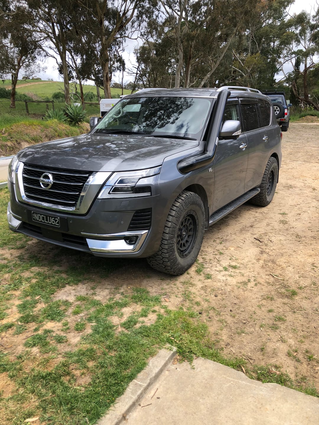 Customer photo review of Y62 5" Patrol Snorkel Rear Facing