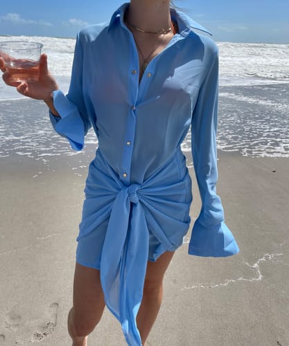 Customer photo review of FLORENCIA COVERUP- LIGHT BLUE