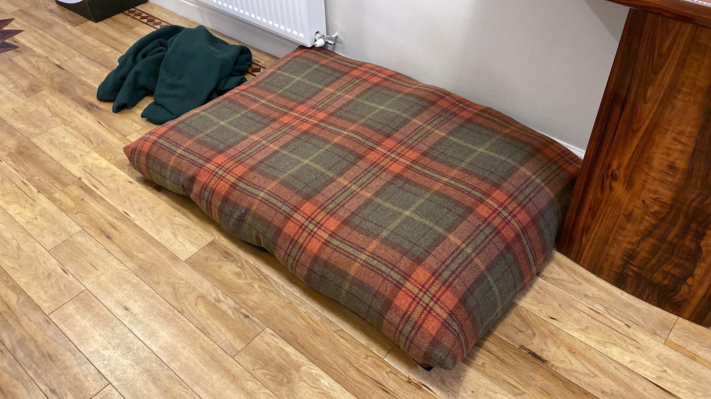 Customer photo review of Tartan Wool Touch Fabric