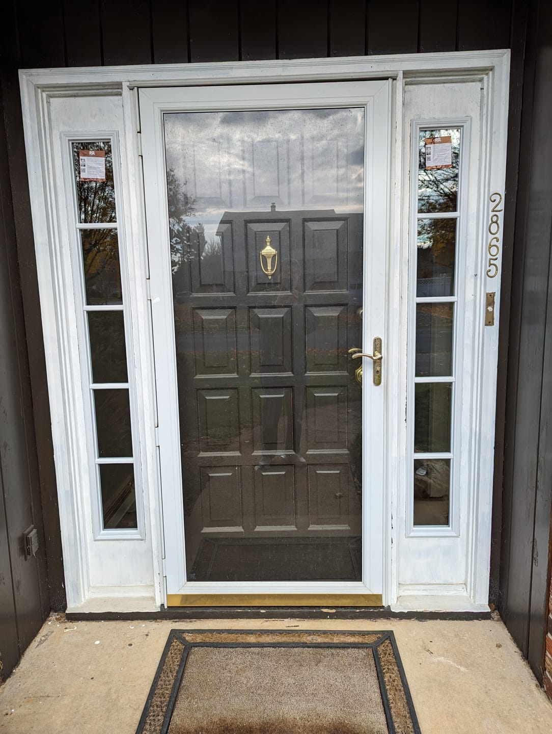 Customer photo review of Clear 1 Lite Glass and Frame Kit (Full Sidelite)