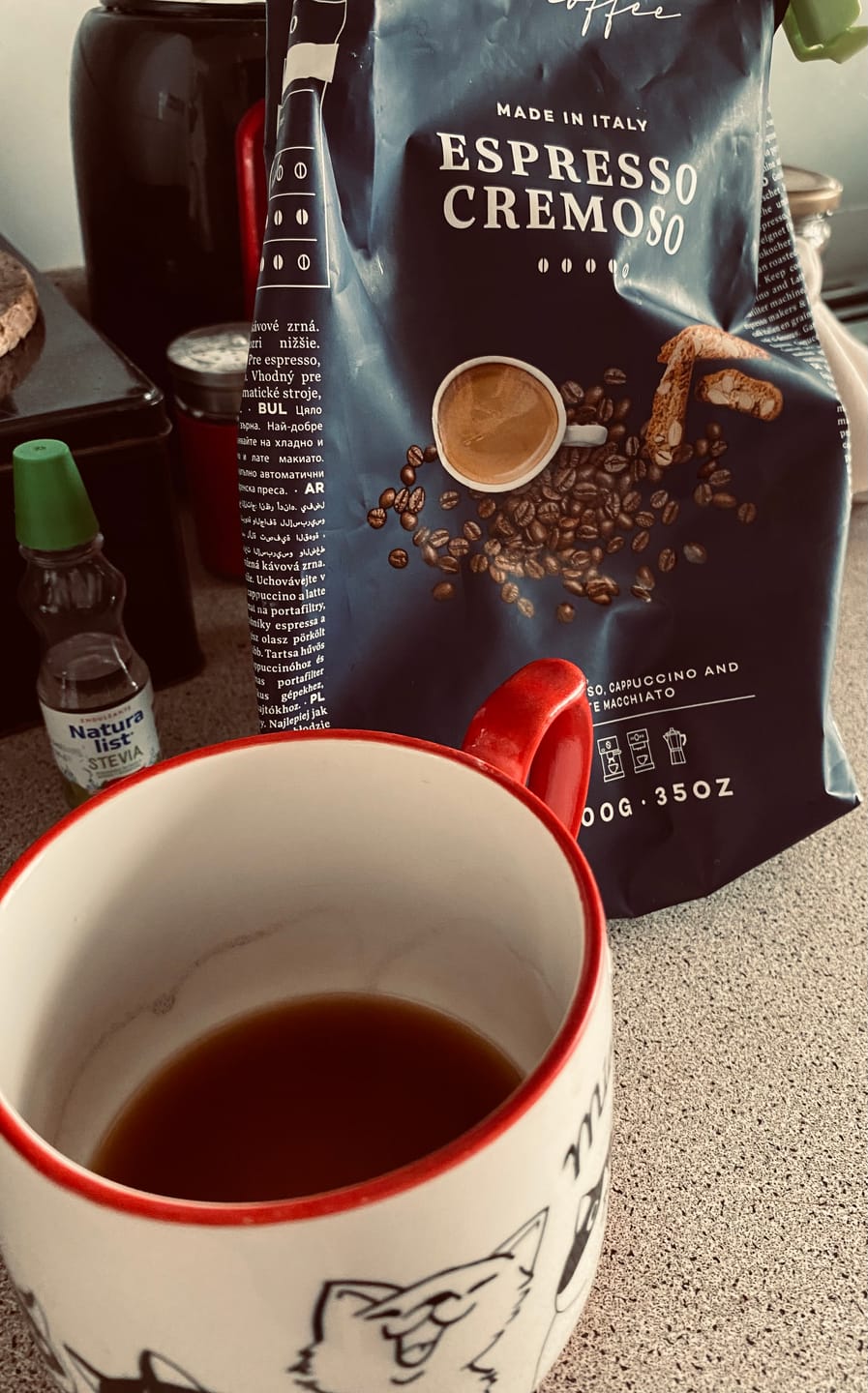Customer photo review of Peppo's Espresso Cremoso 1kg