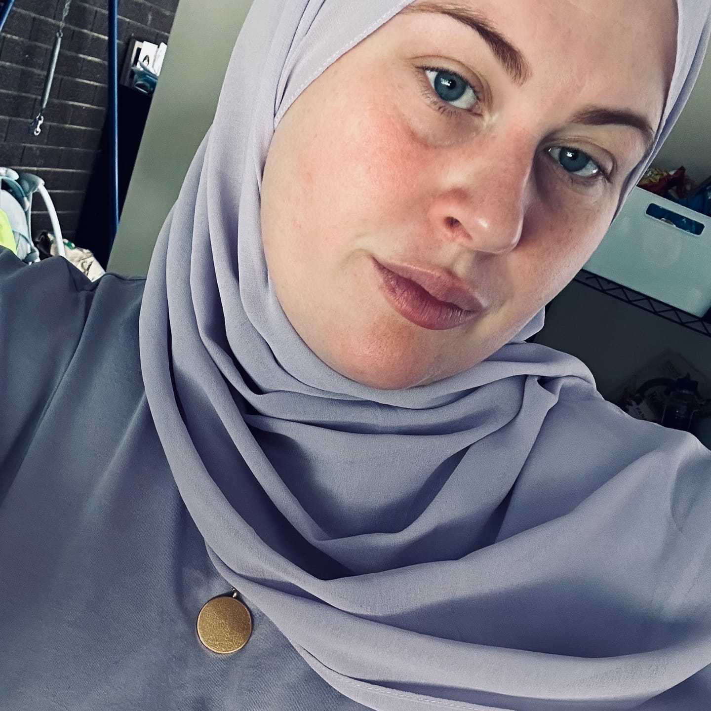 Customer photo review of Ayatul Kursi Necklace