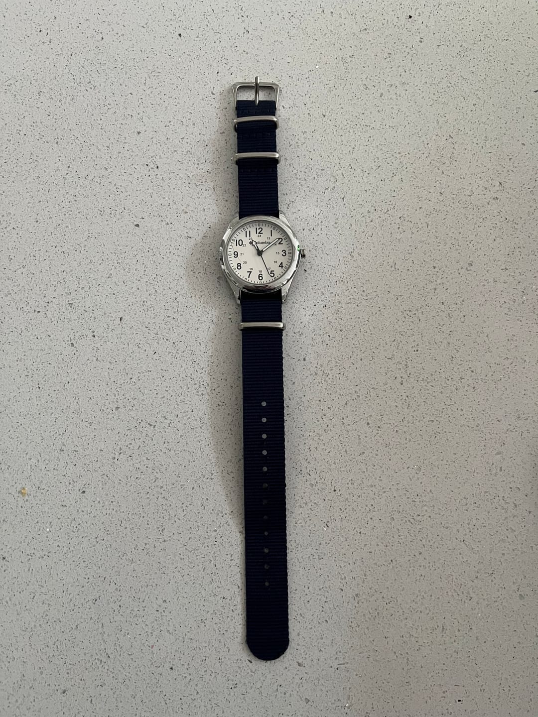 Customer photo review of Classic Military Style Strap - Deep Blue