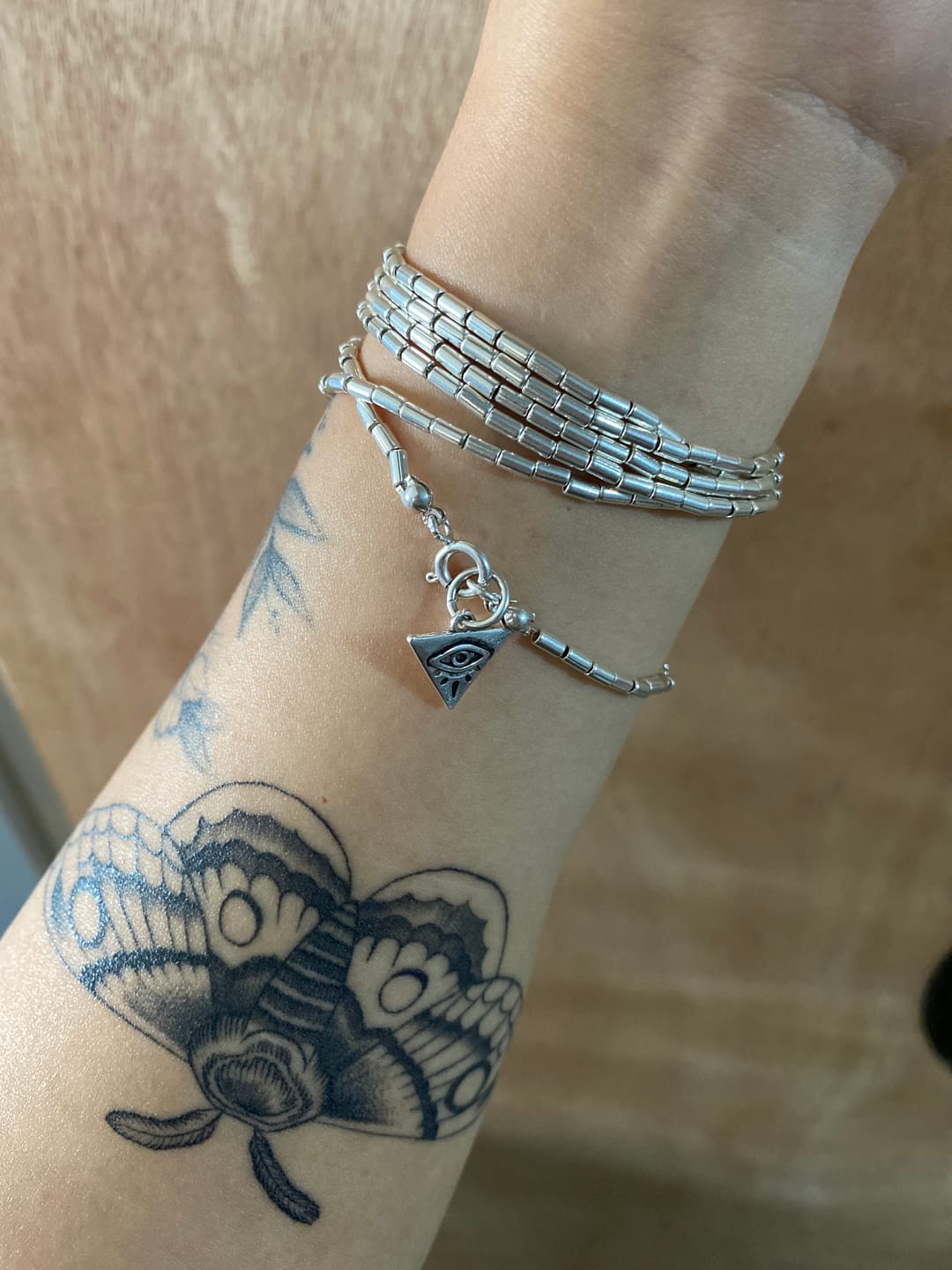 Customer photo review of Pulsera o collar Mostacilla Retro Largo