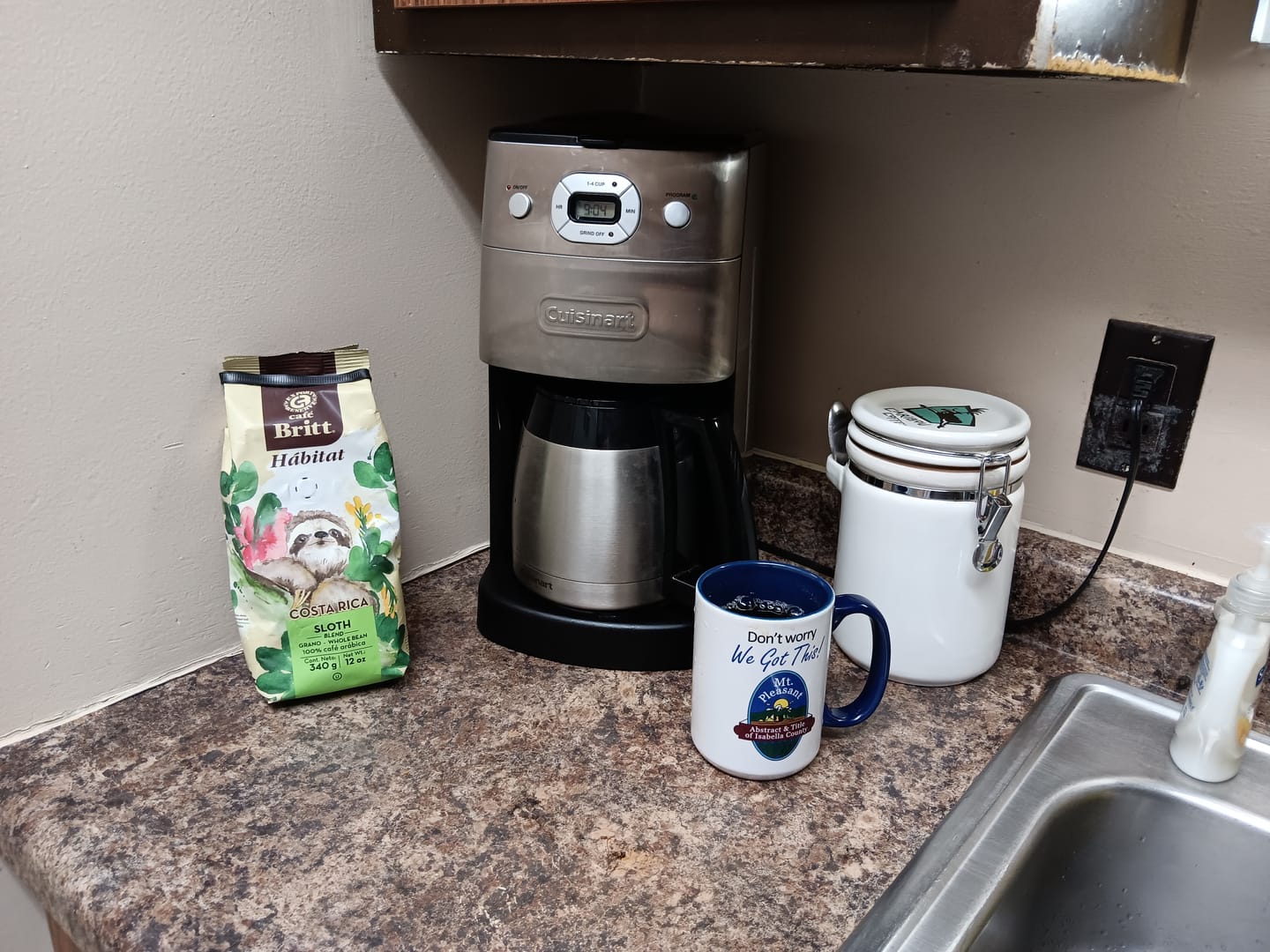 Customer photo review of COSTA RICAN HABITAT SLOTH COFFEE