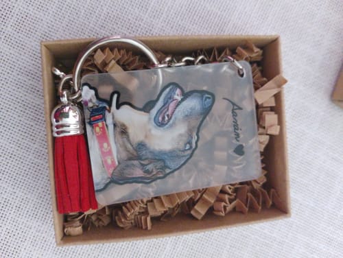 Customer photo review of Μπρελόκ με το Δικό σας Κατοικίδιο