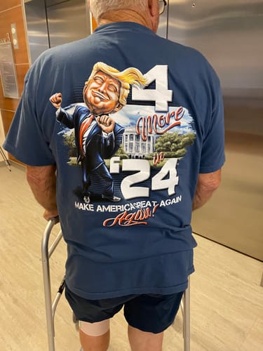 Customer photo review of 4 More In '24 Premium Tee