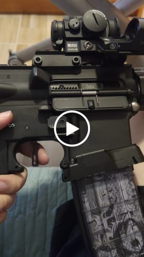Customer video review of Revanchist Airsoft Flat Trigger Type C for Marui M4 MWS