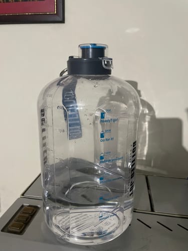 Customer photo review of DripTrip Premium Gallon Bottle