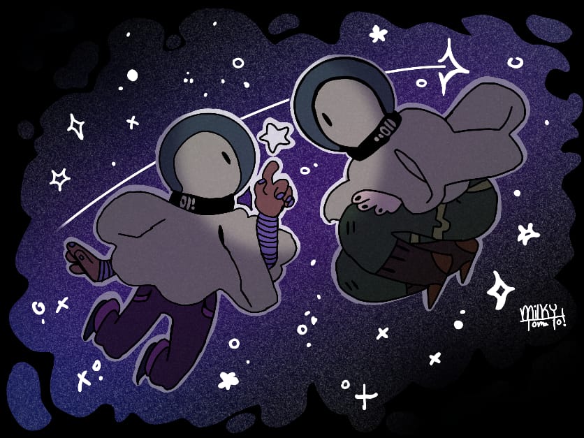 Customer photo review of Space Ghost Coloring Page PDF
