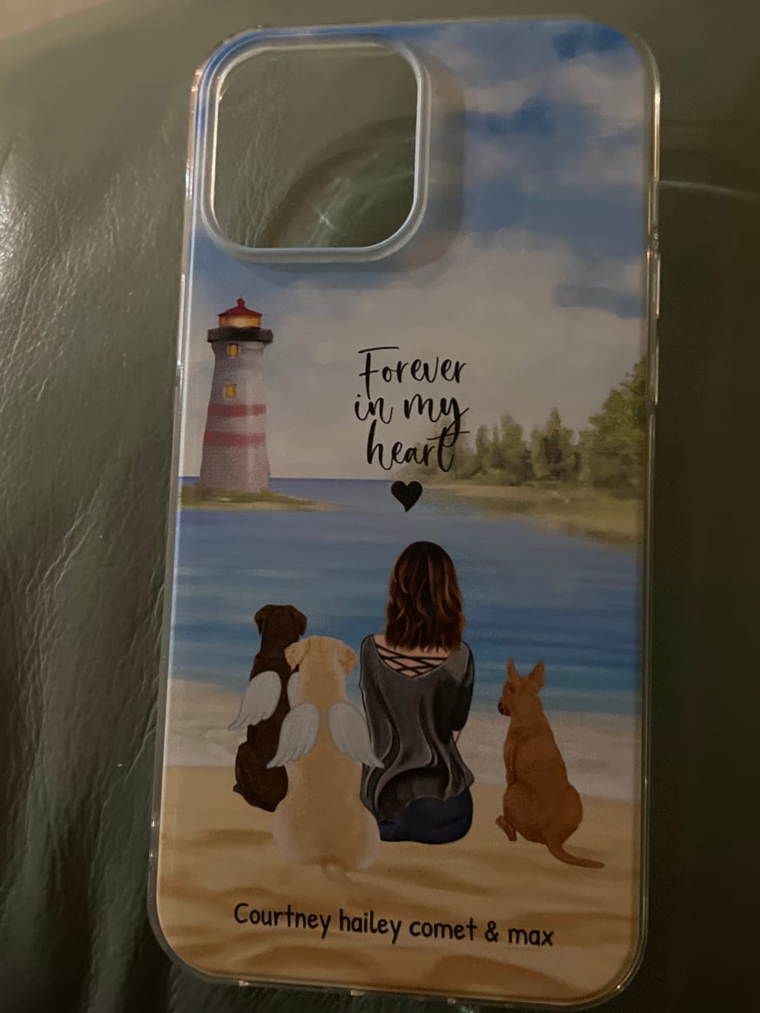 Customer photo review of Together with my pet - Personalized phone case