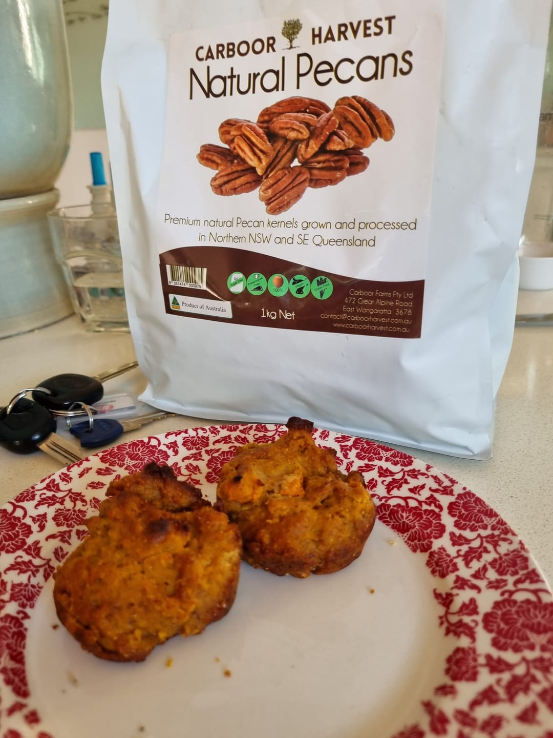 Customer photo review of Natural Australian pecans