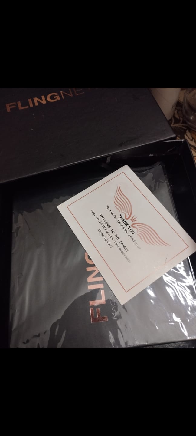 Customer photo review of FLINGNETIC MAGNETIC EYE LINER & LASHES KIT (12 Magnets - NEW EDITION)