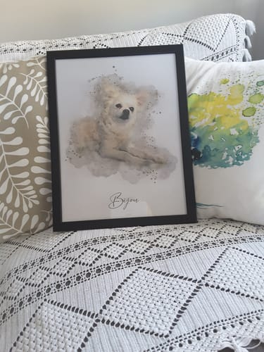 Customer photo review of Πορτραίτο Κατοικίδιου - Νερομπογιά