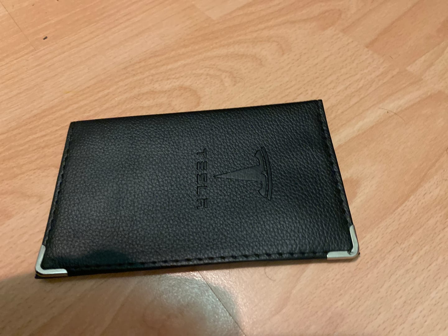 Customer photo review of Porte Carte Grise Tesla