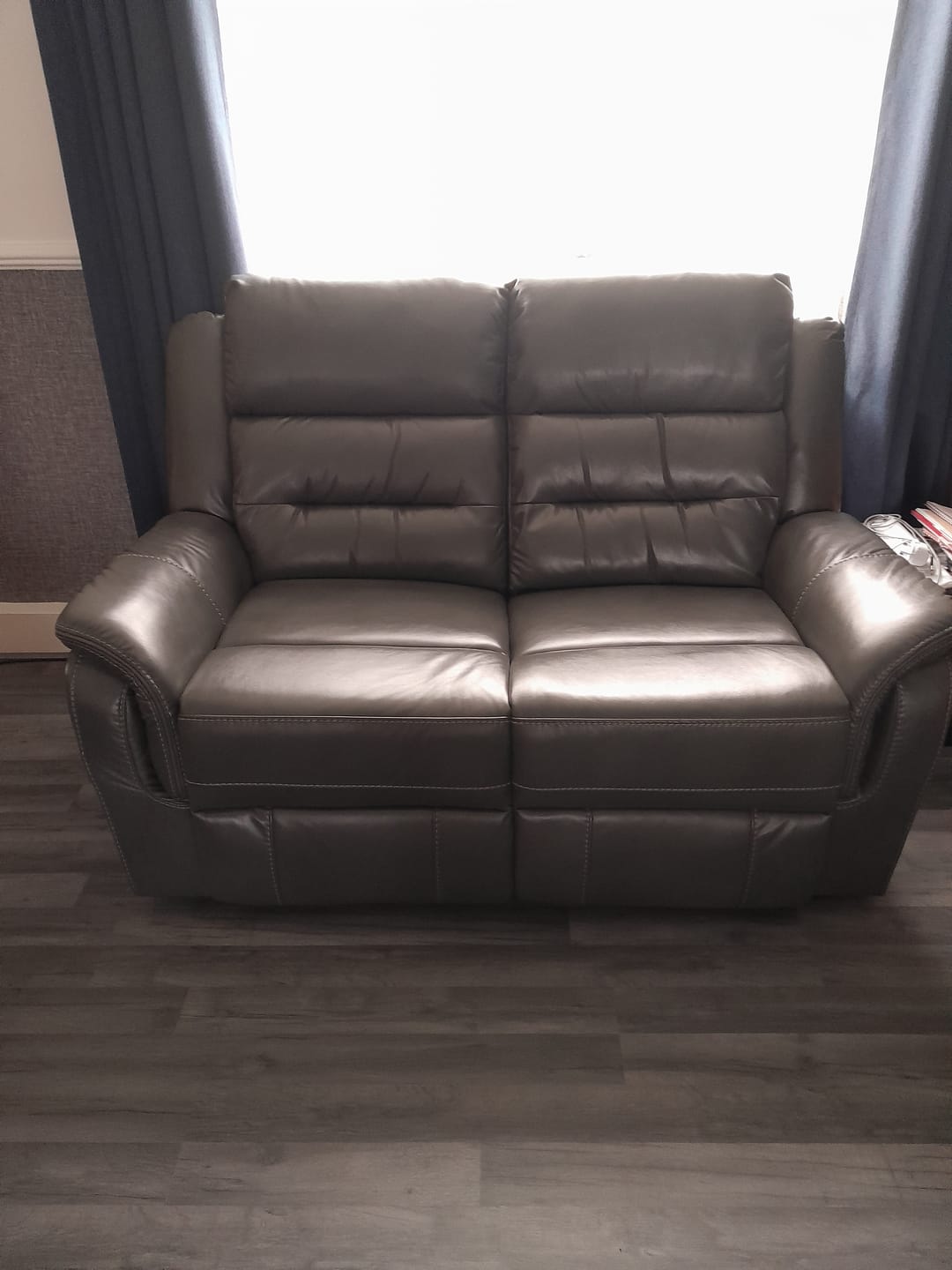 Customer photo review of Turin 3 Seater Leather Recliner Sofa