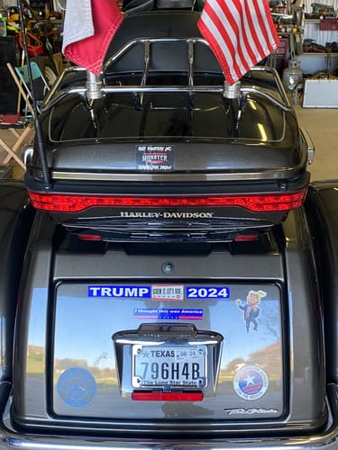 Customer photo review of 5" Dancing Trump Sticker