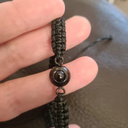 Customer photo review of Personalised photo bracelet | Photo projection