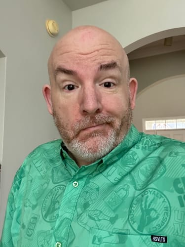 Customer photo review of John Cena "Can't See Me" – KUNUFLEX Short Sleeve Shirt