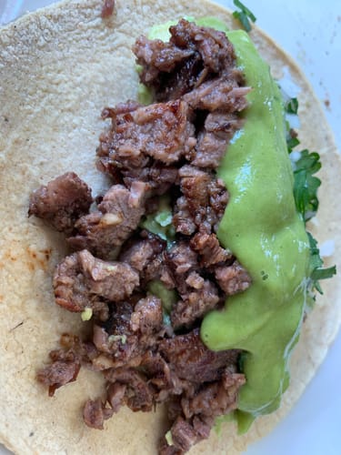 Reseña con foto de un cliente sobre Diezmillo Steak Black Brangus