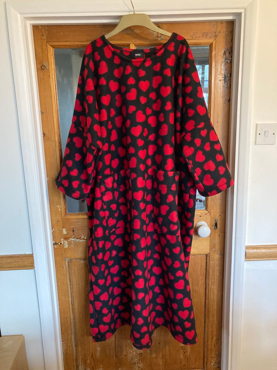 Customer photo review of All Over Hearts Anti Pill Polar Fleece Fabric