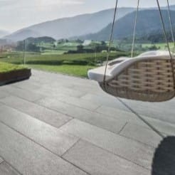 Customer photo review of Mountain Dark - Grey Porcelain Paving Tiles - 1200 x 400 x 20mm