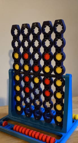 Customer photo review of Line Up 4 Spin - Educational Brain Game