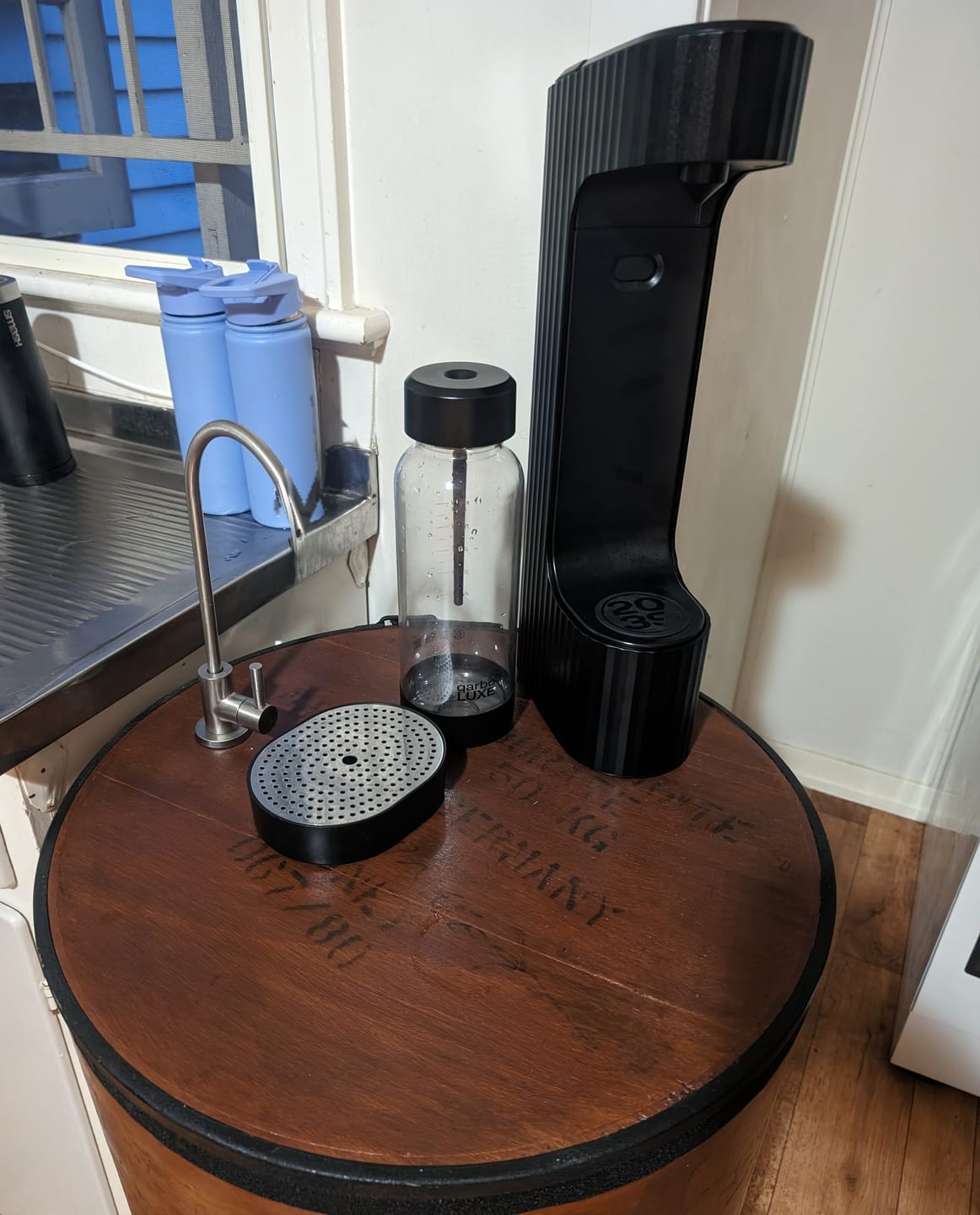 Customer photo review of qarbo LUXE Sparkling Water and Beverage Maker