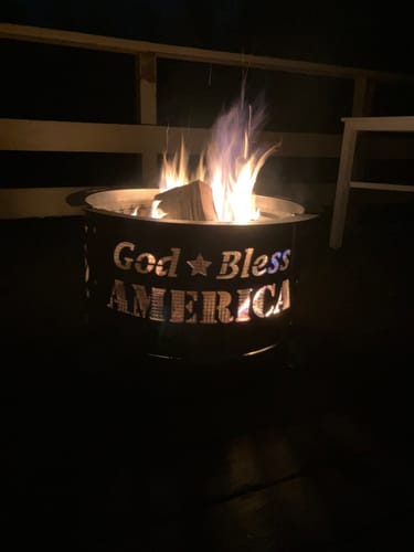 Customer photo review of God Bless America - BIG GUY