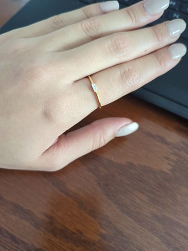 Customer photo review of Alaska Ring - Gold Vermeil