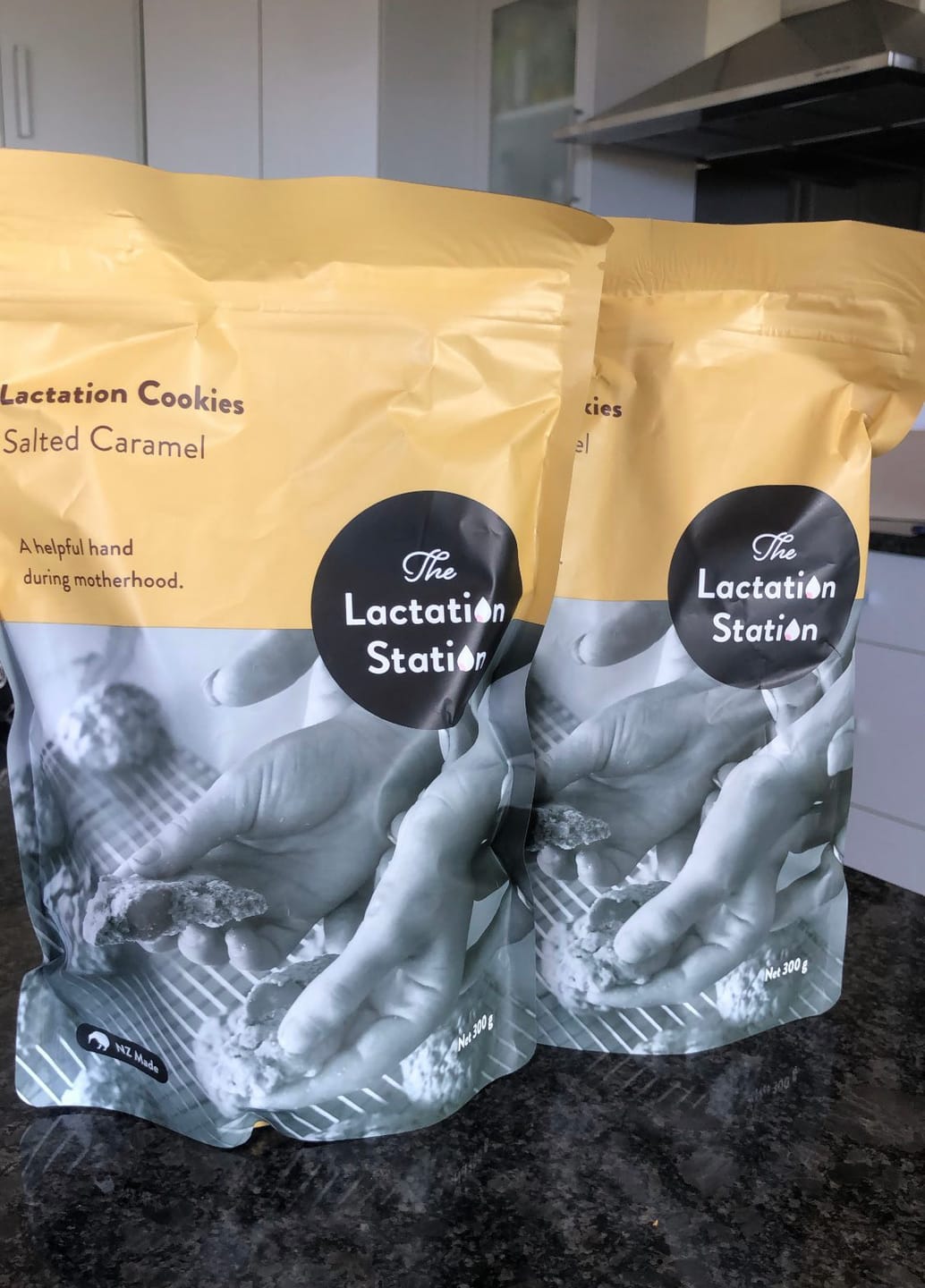 Customer photo review of Salted Caramel Lactation Cookies