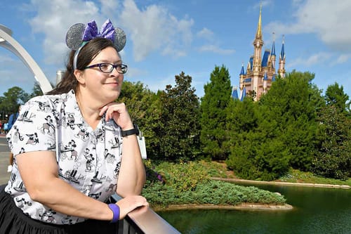 Customer photo review of Disney100 “Steamboat Mickey” – Women's KUNUFLEX Short Sleeve Shirt