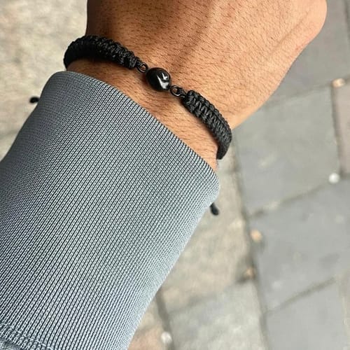 Customer photo review of Personalised photo bracelet | Photo projection