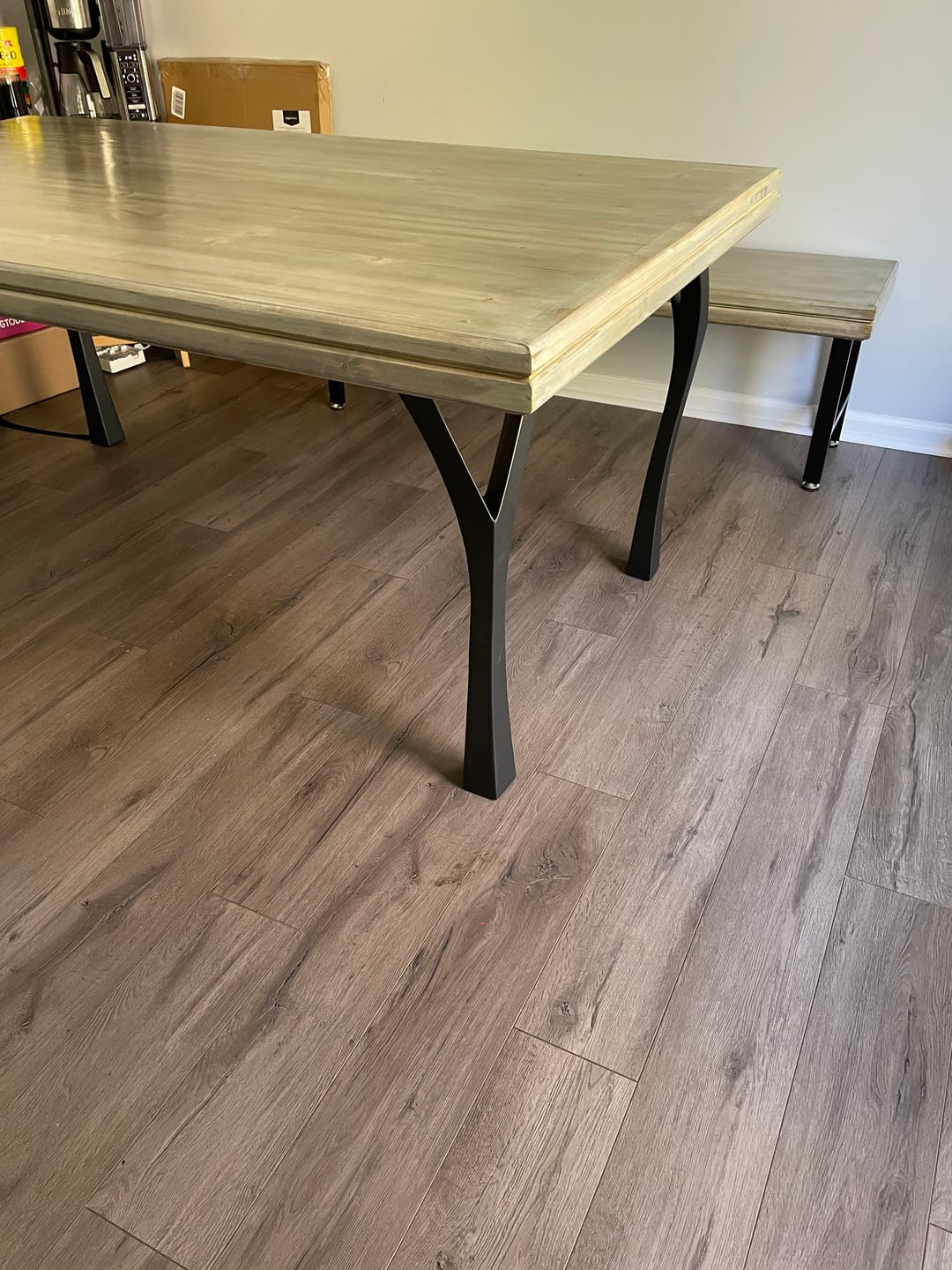Customer photo review of Metal Table Legs - 508 Faras 28H