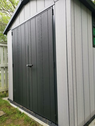 Customer photo review of Oakland 757 Garden Shed 2.1m x 2.16m
