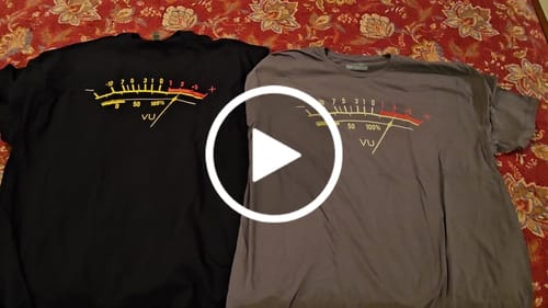 Customer video review of Vu Meter T-Shirt